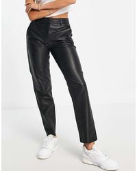 SELECTED - Broek Van Echt Leer - Lyst