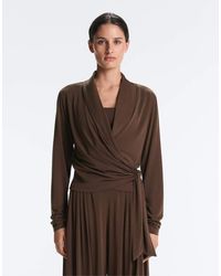 Oysho - Modal Blend Crossover T-Shirt - Lyst