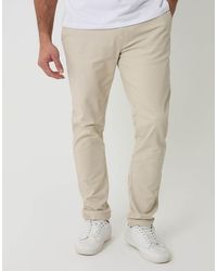Threadbare - Cotton Slim Fit Chino Trousers With Stretch - Lyst