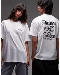 Dickies - Camiseta Blanca Con Estampado Gráfico De Comida En La Espalda De - Lyst