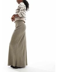 Miss Selfridge - Linen Blend Bias Maxi Skirt - Lyst