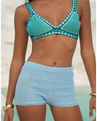 Moda Minx - X Alejandra Vidal Sequin Knit Micro Shorts - Lyst