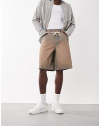 ASOS - Loose Denim Jorts - Lyst