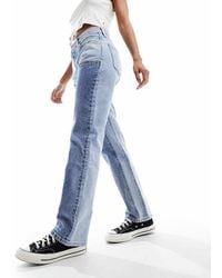 Levi's - Vaqueros Azules De Corte Recto Con Lavado Claro Y Diseño De Paneles Estilo Años 90 501 De - Lyst