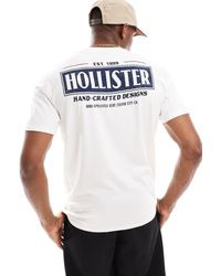 Hollister - T-shirt imprimé au dos - crème - Lyst