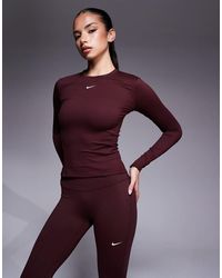 Nike - Nike One Training Dri-fit Fitted Long Sleeve Top - Lyst