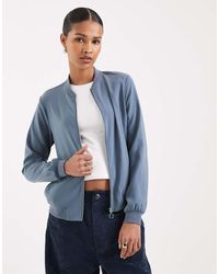 Vero Moda - Lightweight Zip Front Bomber Jacket - Lyst