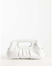 ASOS - Pochette Con Tracolla A Spalla Bianca - Lyst