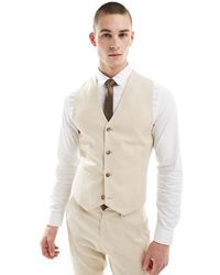 ASOS - Wedding Skinny Suit Waistcoat - Lyst