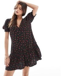 Miss Selfridge - Printed Spun Smock Dress - Lyst