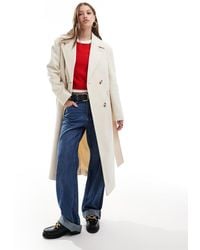 Miss Selfridge - Belted Wrap Formal Coat - Lyst