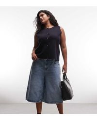Noisy May - Mid Waist Bermuda Short - Lyst