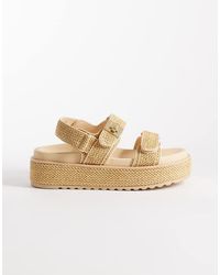 Steve Madden - Bigmona Flatform Sandals - Lyst