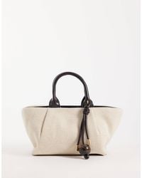 Mango - Small Structured Slouch Shoulder Bag - Lyst