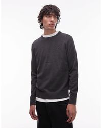 Tommy Hilfiger - – basic-pullover aus baumwolle - Lyst