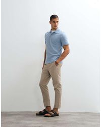 Only & Sons - Cropped Broek Van Linnenmix - Lyst