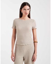 ONLY - Textured Top Co-ord - Lyst