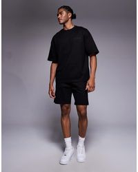 River Island - Jersey T-shirt And Shorts Set - Lyst