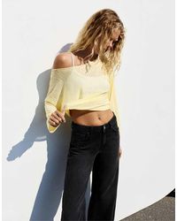 Pull&Bear - Asymmetrische Fijngebreide Trui - Lyst