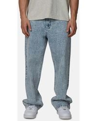 Good For Nothing - Baggy Jacquard Washed Denim Jeans - Lyst