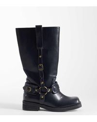 Public Desire - Fig Harness Knee Boots - Lyst