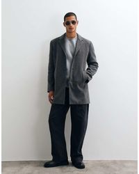 Threadbare - Faux Wool Mid Length Coat - Lyst