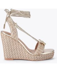 Carvela Kurt Geiger - Marina High Wedge Sandals - Lyst