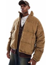 Levi's - Western Super Down Cord Puffer Jacket - Lyst