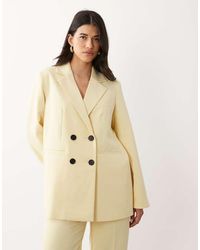 Y.A.S - Elegante Double Breasted Blazer - Lyst