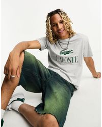 Lacoste - Large Front Logo T-shirt - Lyst