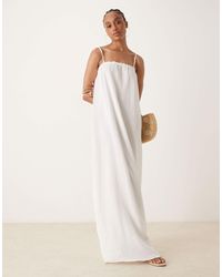 JDY Tall - Textured Sleeveless Maxi Dress - Lyst