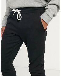 ASOS Organic Super Skinny sweatpants - Black
