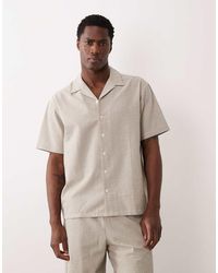 JJ Rebel - Co Ord Seersucker Shirt - Lyst