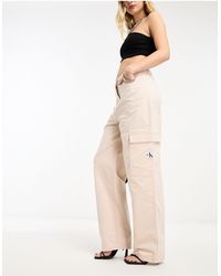 Calvin Klein - High Rise Corduroy Trousers - Lyst