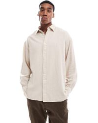Jack & Jones - Camicia Testurizzata Oversize - Lyst