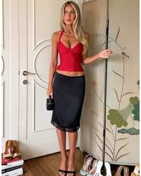 Tiger Mist - X Em Venz Sydel Halterneck Bandage Top - Lyst