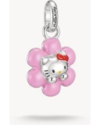 Thomas Sabo - Hello Kitty Charm Pink Flower – Connect - Lyst