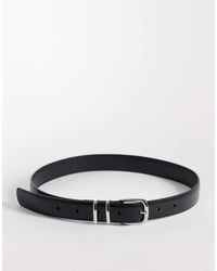 ARKET - Premium Real Leather Belt With Gold Buckle - Lyst