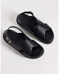 ONLY - Cross Front Sandals - Lyst