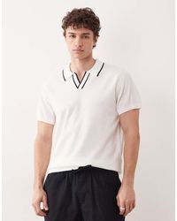 South Beach - Knit Polo Top - Lyst