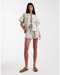 Daisy Street - Low Rise Boxy Pull On Shorts - Lyst