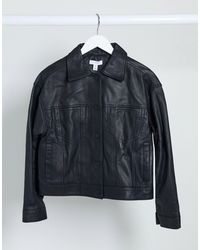 TOPSHOP Leather jackets for Women - Up to 36% off | Lyst