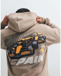 Hollister - F1 Graphic Boxy Fit Hoodie - Lyst