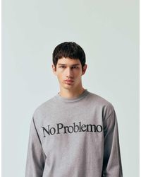No Problemo - Sweatshirt Van Katoen Met Groot Logo - Lyst