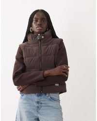 Barbour - Belaton Faux Velvet Quilted Sweat Jacket - Lyst