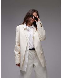 TOPSHOP - Tonic High Break Tailored Blazer - Lyst