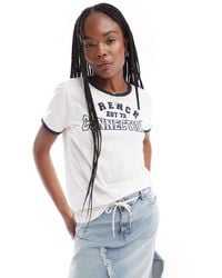 French Connection - Collegiate Ringer T-shirt - Lyst