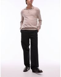 ARKET - Relaxed Leg Tailored Trousers With Front Press - Lyst