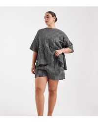 ASOS - Asos Design Curve Tie Waist Pocket Detail Shorts - Lyst
