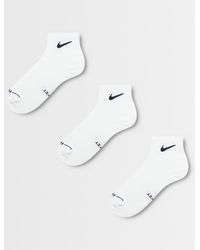Nike - Everyday Elevated 3 Pack Ankle Socks - Lyst
